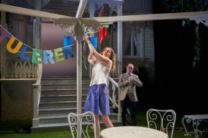 FEST?: Henriette gjer alt for å lage ein fin fest, men kva er det CH har i tankane?. FOTO: STIG HÅVARD DIRDAL